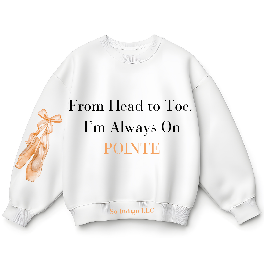Always On Pointe Crewneck Sweatshirt