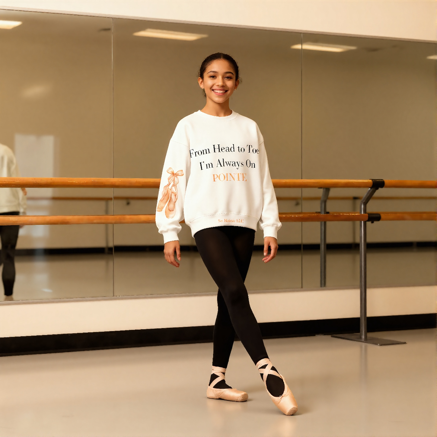Always On Pointe Crewneck Sweatshirt