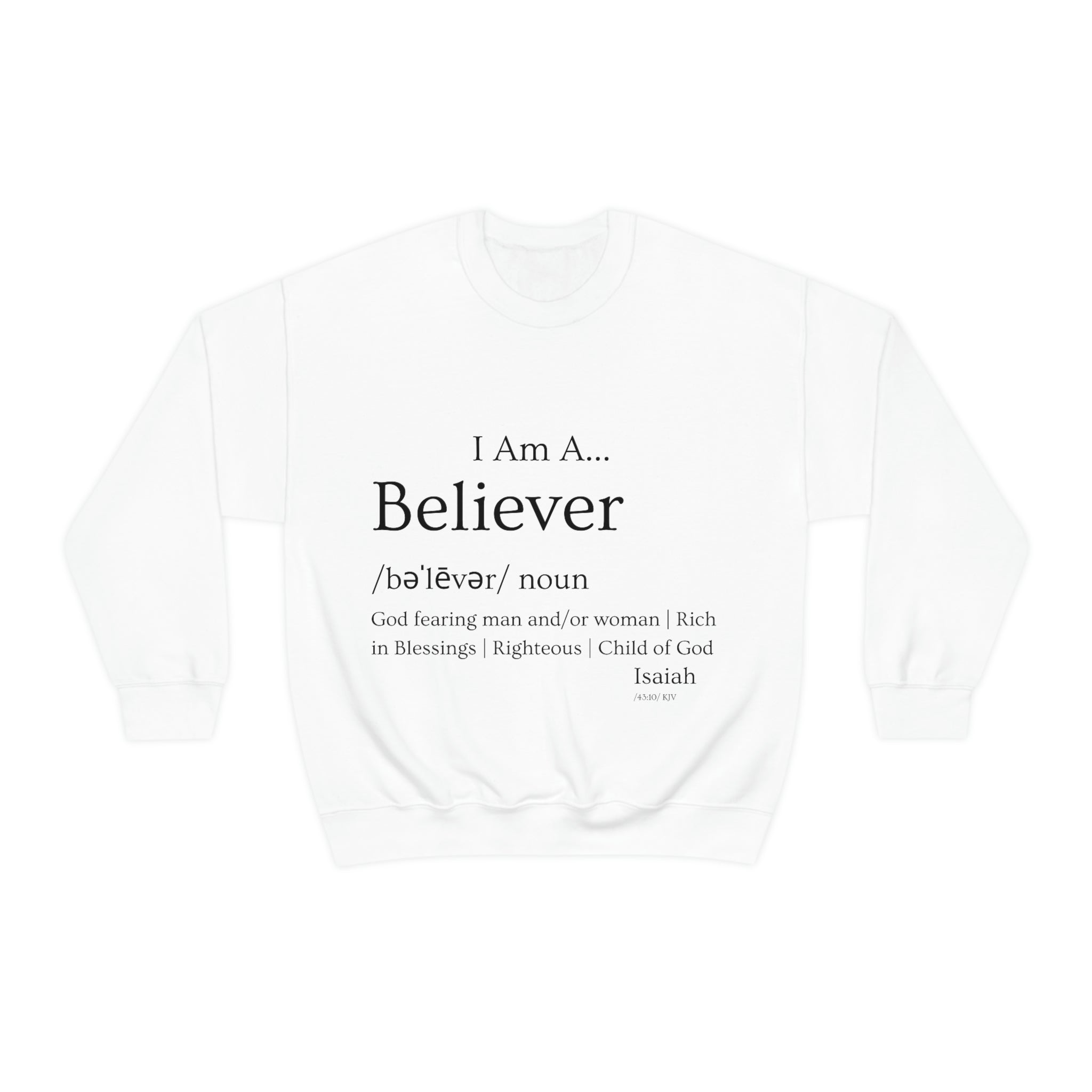 I am a Believer | Unisex Heavy Blend™ Crewneck Sweatshirt | Comfortable | Stylish