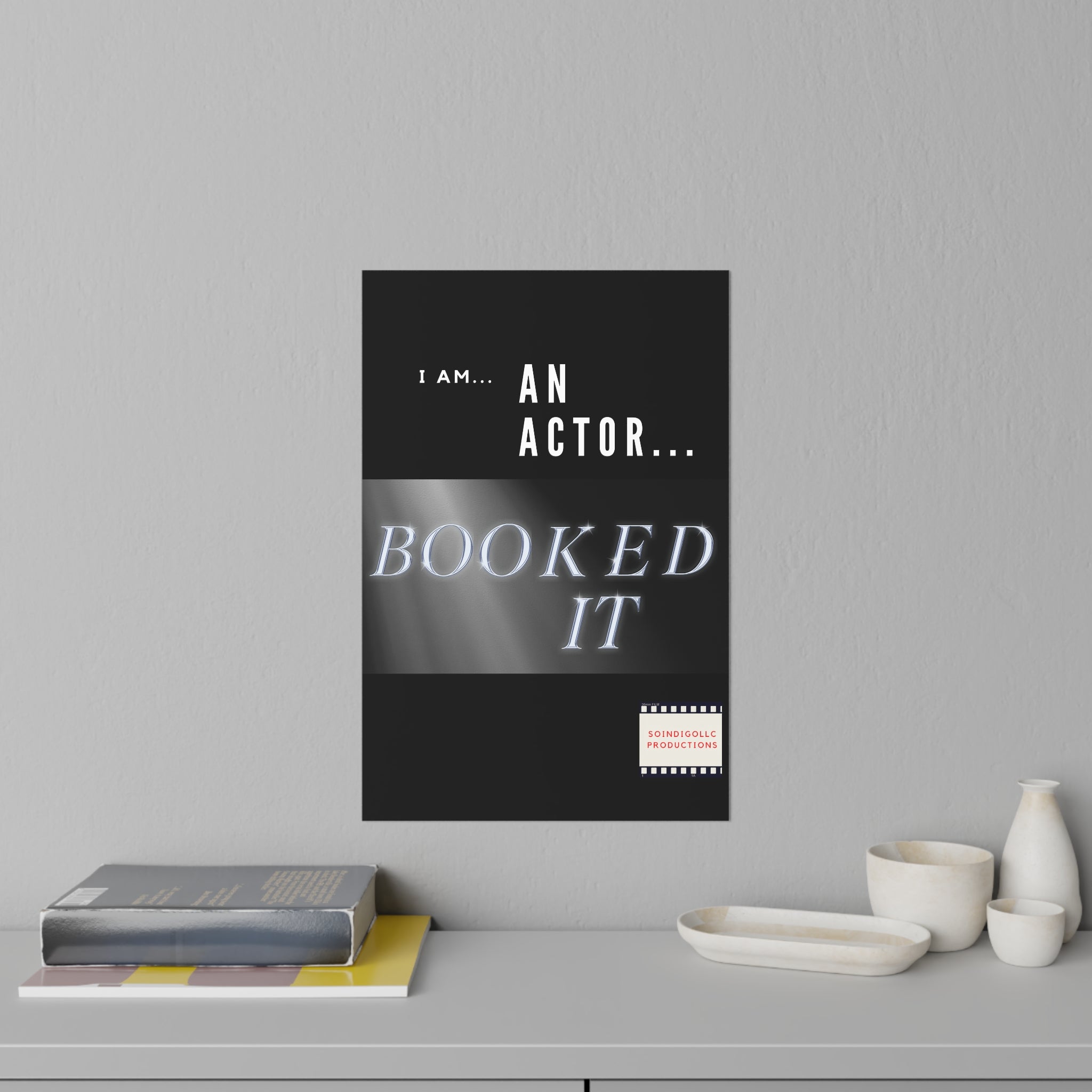 I Am an Actor Wall Decal in Black | Actor's Production Series