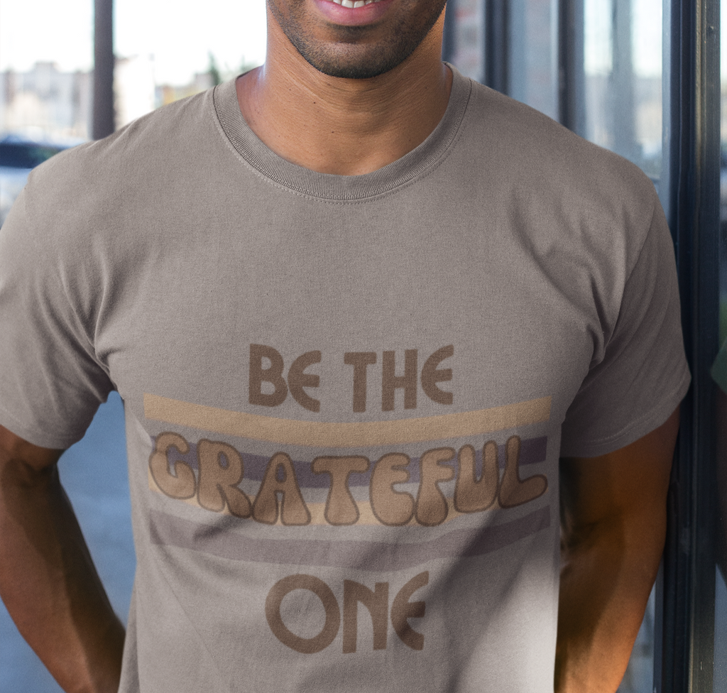 Retro Style | Unisex | Heavy Cotton Tee Shirt | Be The Grateful One | Vintage Inspired Design | Available in Multiple Colors | Perfect for Men and Women | Great for any Occasion | Shop now
