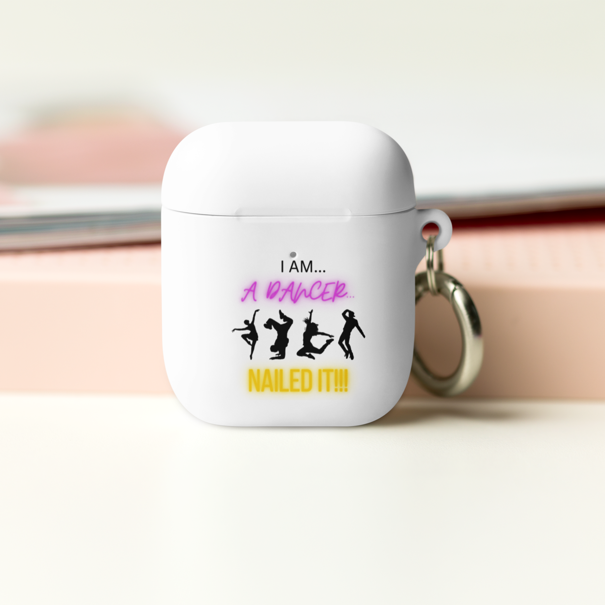 AirPods case | I Am a Dancer | Impact-absorbing protector | Stylish Accessory | Keychain