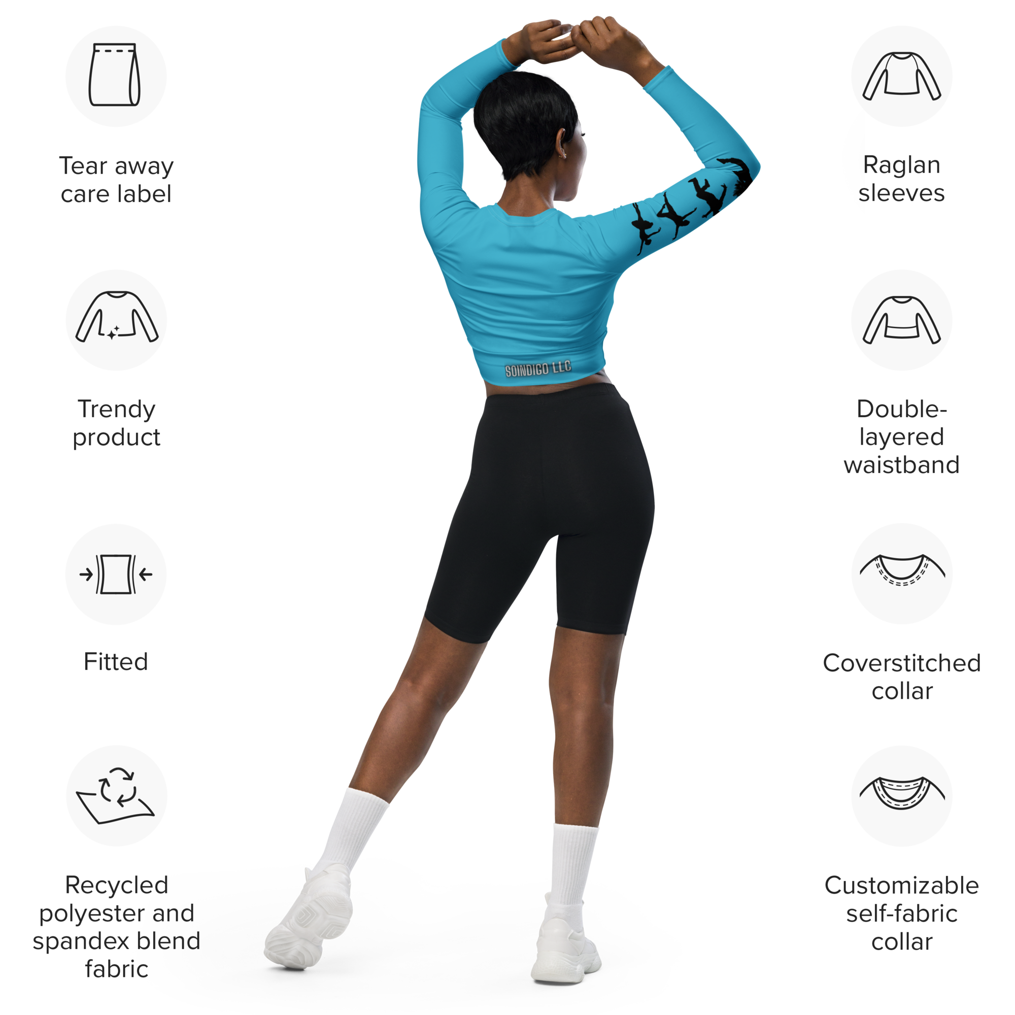 Comfortable Fit | I Am a Dancer Crop Top | Eco-Friendly