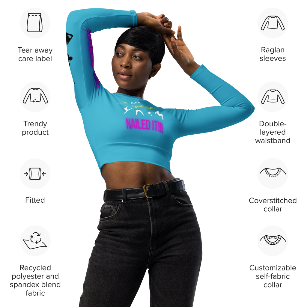 Comfortable Fit | I Am a Dancer Crop Top | Eco-Friendly