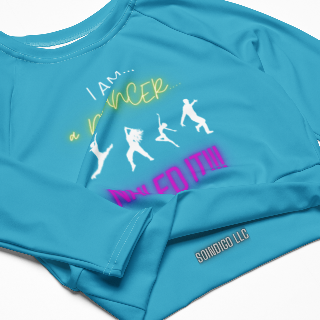 Comfortable Fit | I Am a Dancer Crop Top | Eco-Friendly