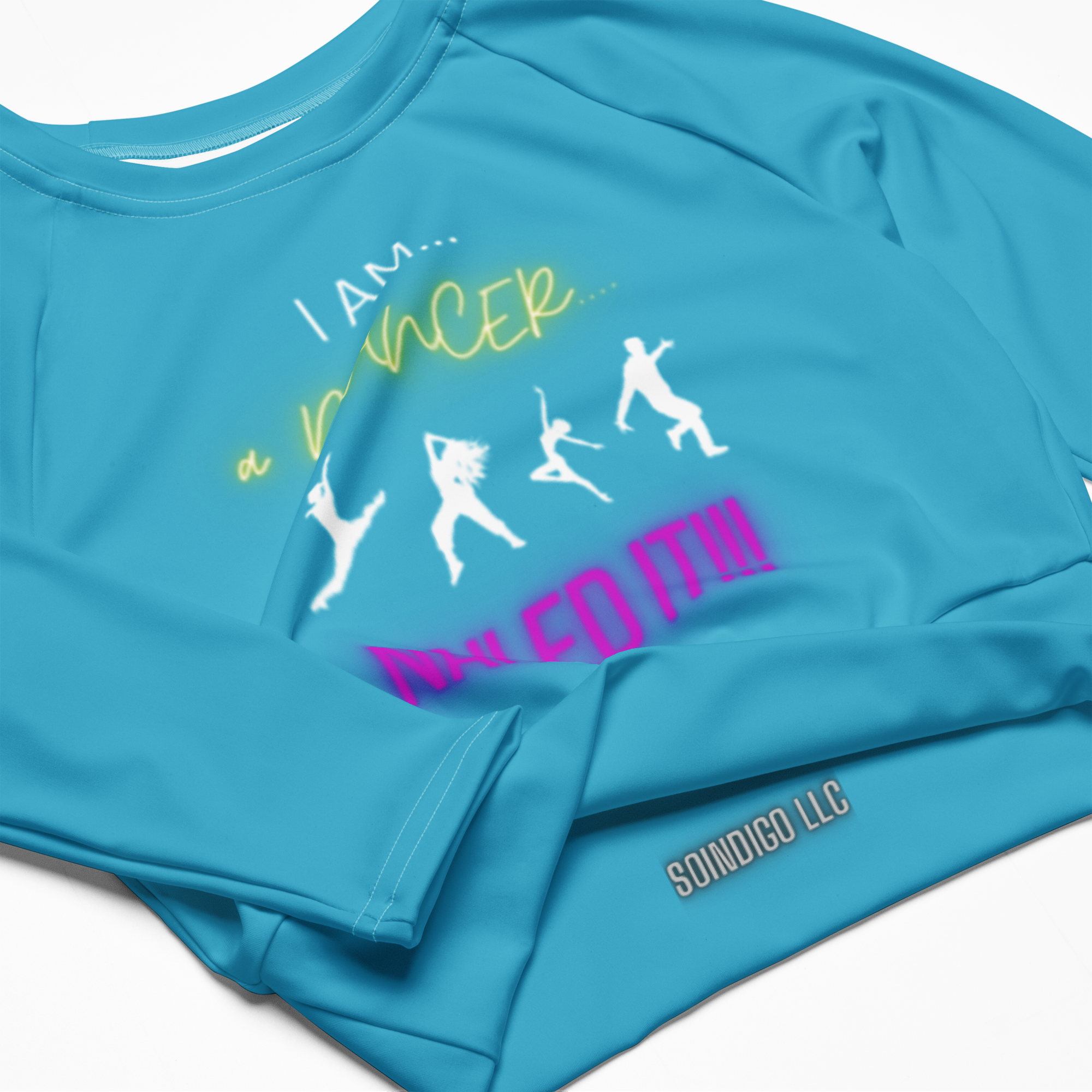 Comfortable Fit | I Am a Dancer Crop Top | Eco-Friendly