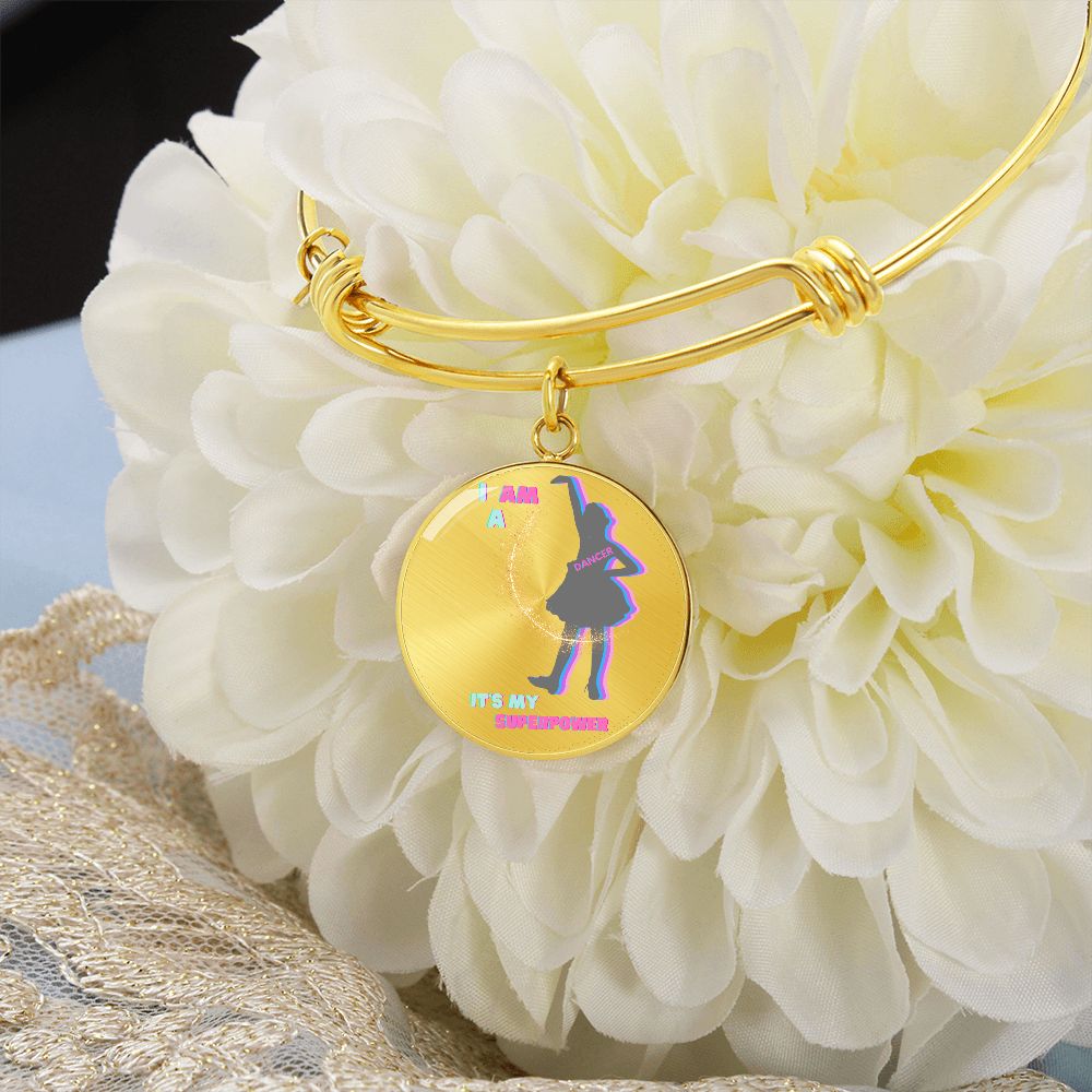 Cute Circle Dancer Bangle | I Am a Dancer | Custom made | Personalized