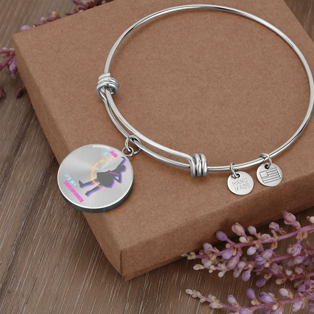 Cute Circle Dancer Bangle | I Am a Dancer | Custom made | Personalized