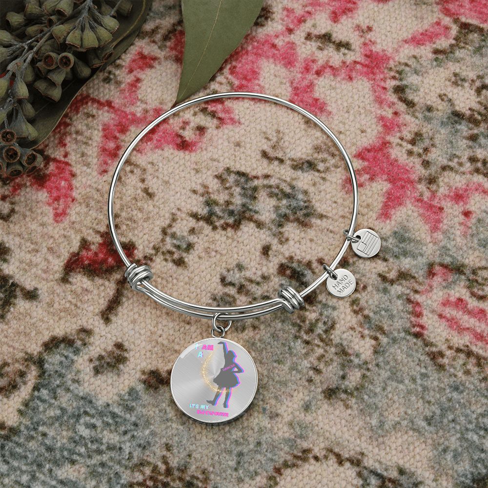 Cute Circle Dancer Bangle | I Am a Dancer | Custom made | Personalized