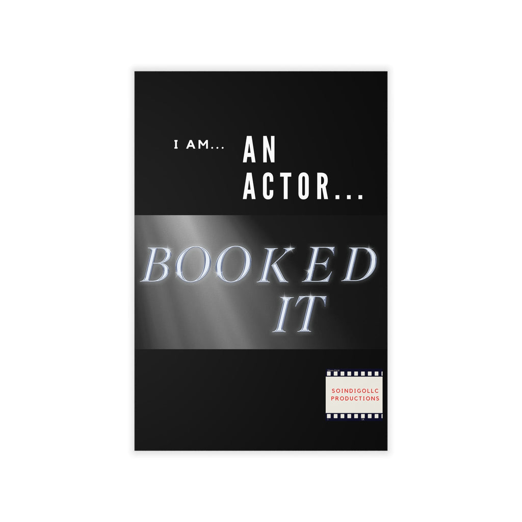 I Am an Actor Wall Decal in Black | Actor's Production Series